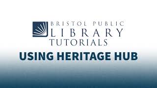 Using Heritage Hub