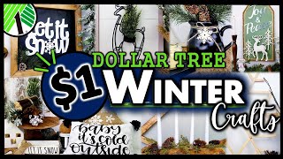 10 GENIUS Dollar Store WINTER DIY's | $1 High End Decorations \u0026 Ideas