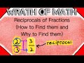 Reciprocals of Fractions | Multiplying and Dividing Fractions, Multiplicative Inverses