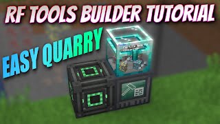 RF Tools Builder: Easy Quarry - simple tutorial (1.18)