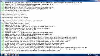 Sencha ExtJS 6 Generate Workspace and Application YouTube