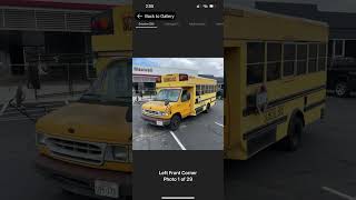 Auction pictures of the school bus