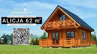 Budowa domku drewnianego Alicja / Wooden house assembly