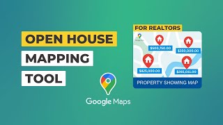 Create Professional Open House Maps for Real Estate - Free Interactive Tool