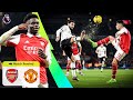 Nketiah's Last-Minute Heroics | Arsenal 3-2 Manchester United | Premier League Highlights