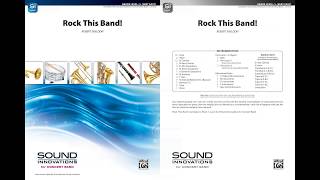 Rock This Band!, by Robert Sheldon – Score & Sound