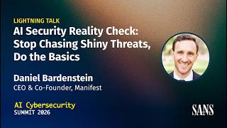 Lightning Talk: AI Security Reality Check: Do the Basics