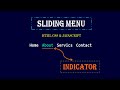 Responsive Animated Sliding Menu using HTML CSS & JavaScript