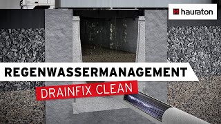 Produktinformation | Regenwassermanagement | Anwendungen | DRAINFIX CLEAN Filtersubstratrinne