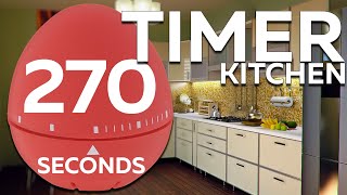270 seconds Cooking timer | 4min 30sec Egg TIMER