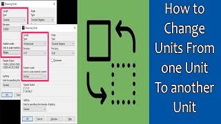 How to convert AutoCAD drawing from one unit to another unit?