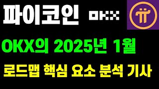 파이코인 OKX거래소 2025년 1월 로드맵 핵심 요소 분석 기사