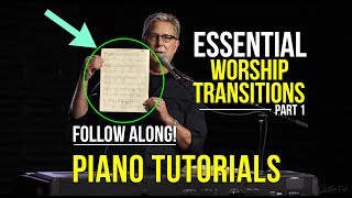 [Piano Tutorial] Essential Worship Transitions (Pt. 1 of 2) | Worship Leading Workshop