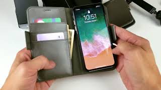 iPhone X: DREEM Wallet Case w/ Detachable Magnetic Slim Case Review