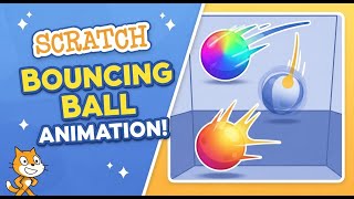 Scratch Bouncing Ball Animation#scratchprogramming#scratchtutorialanimation#codeblocks#kidsproject