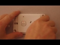 installing a wall plate with a c clip into gyprok or plasterboard