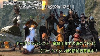 ギャザクラカンスト、竜騎士までの道のりFF14【マナ　タイタン鯖】参加者募集中