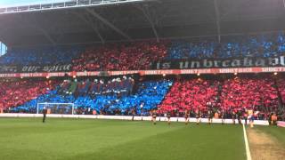 Great Mosaic Display Before Crystal Palace Play Manchester United