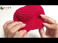 how to make a coin purse with crochet strawberry purse