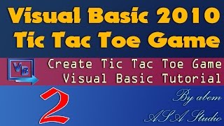 Visual Basic 2010 Tutorial, Create Tic Tac Toe Game, 2, Adding Reset Button