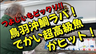 【春の鳥羽タイラバ】どでかい超高級魚が来たぁ〜！絶対必需品・強丸船長の直伝鯛ラバ仕掛けがツヨ過ぎた件！The captain's secret sea bream fishing method.