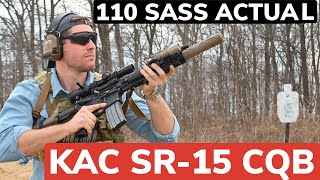 Best CQB Carbine Ever Made? Knights Armament SR-15 CQB MOD 2 with KAC NT4 Suppressor 11.5” 556 rifle