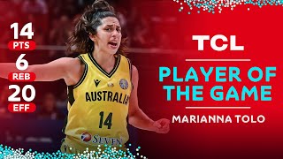 Marianna Tolo 🇦🇺 | 14 PTS | 6 REB | 20 EFF | TCL Player of the Game