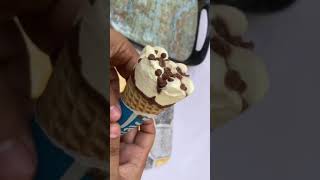 Cornetto choco vanilla ice cream cone