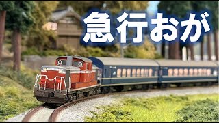 ＜Nゲージ＞DD51牽引 北上線 経由 20系寝台 急行おが　Modellbahn Spur N Model Railroad 鉄道模型