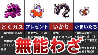 ポケモン金銀の無能わざランキング　TOP７