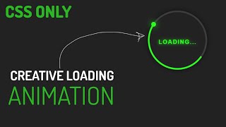 Glowing Loader Ring Animation in HTML | CSS