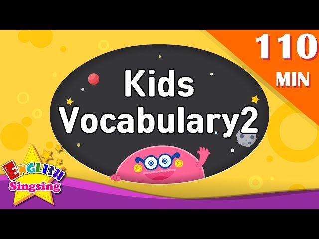 Kids Vocabulary2 Compilation Animation Ver Words Collectionenglish