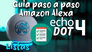 Configurar LISTAS en ALEXA 2021 | Alexa PASO a PASO