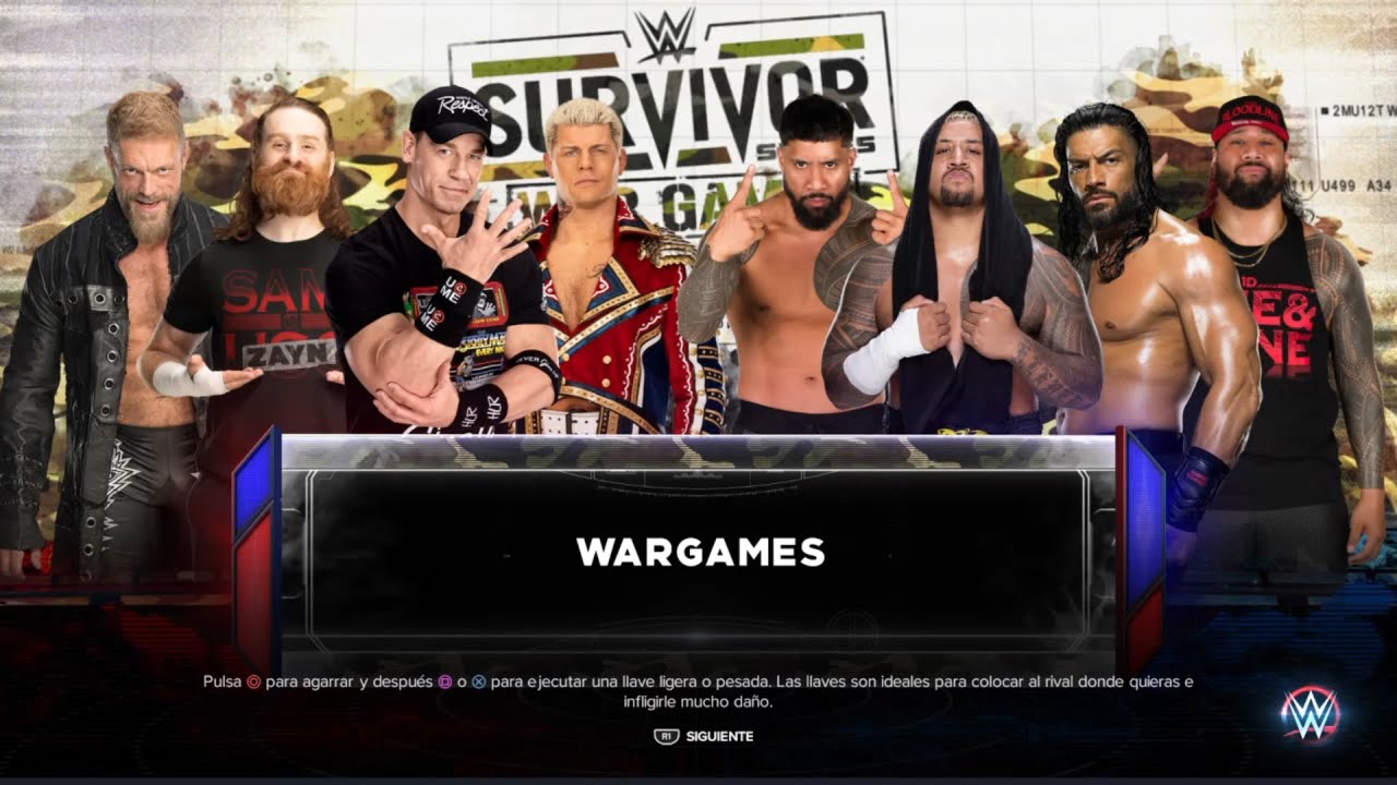 Primer Gameplay WWE 2K23 War Games - YouTube