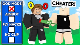 I Pretended to HACK, While Playing with A DEV.. (Roblox Bedwars)