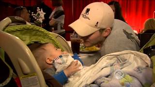 For wounded vets, a dinner out helps the healing process