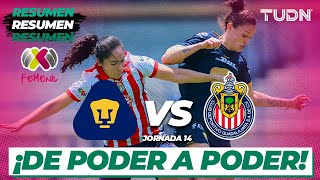 Resumen y goles | Pumas vs Chivas | Liga Mx Femenil - CL2024 J14 | TUDN