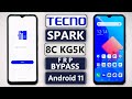 Tecno Spark 8c KG5K Android 11 Frp Bypass 2024 Without PC✅ Tecno Spark 8c KG5k Google Lock Bypass✅