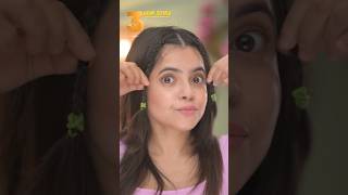 😊 Round Face মেয়েদের জন্য ৩টে Hairstyles 👩‍🦰 #shorts #munnaunplugged