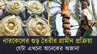 নারকেলের গুড় তৈরির ঐতিহ্যবাহী গ্রামীণ পদ্ধতি | A Hidden Village Process | Zoombangla \u0026 BNB