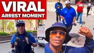 Viral video shows Cincinnati police confronting, arresting man recording outside bank