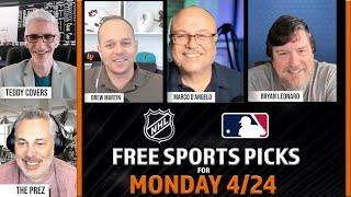 Free Sports Picks | WagerTalk Today | NHL Playoff Betting | MLB Picks | NFL Draft Preview | April 24