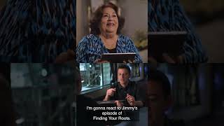 Jimmy Kimmel's Hilarious Aunt Chippy Reacts to Touching Moments on Finding Your Roots | #shorts