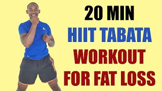 20 Minute FULL BODY HIIT TABATA Workout for Fat Loss