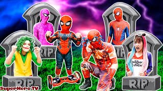 TEAM SPIDER-MAN VS Bad Guy JOKER || KID SPIDER MAN Revenge And Rescue Spider-Man