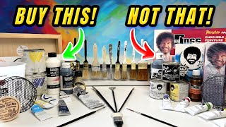 Bob Ross Painting Alternatives & Substitutes (Complete Materials List)