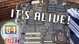 Mac84 LIVE: My Quadra 840AV is ALIVE!