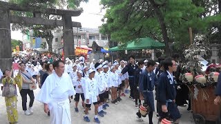 【２０１９筥崎宮・放生会】「参拝～ちゃんぽん・おはじき～著名人書・池坊・生け花～御神輿行列～５００軒の露店・巡り～猿まわし～ステージショー（ラスト）風景」