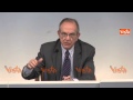 PADOAN PENSIONI SE GOVERNO AVESSE RESTITUITO TUTTO PER ITALIA DEFICIT ECCESSIVO 18-05-15