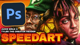 Juice WRLD X Tyler The Creator Header Speedart